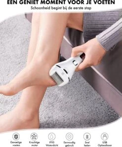 DynaBright Elektrische Eelt Verwijderaar - LED Verlichting - Voetvijl - Inclusief 3 Rollers - Oplaadbaar -Verzorgingsproducten Verkoop 1003x1200