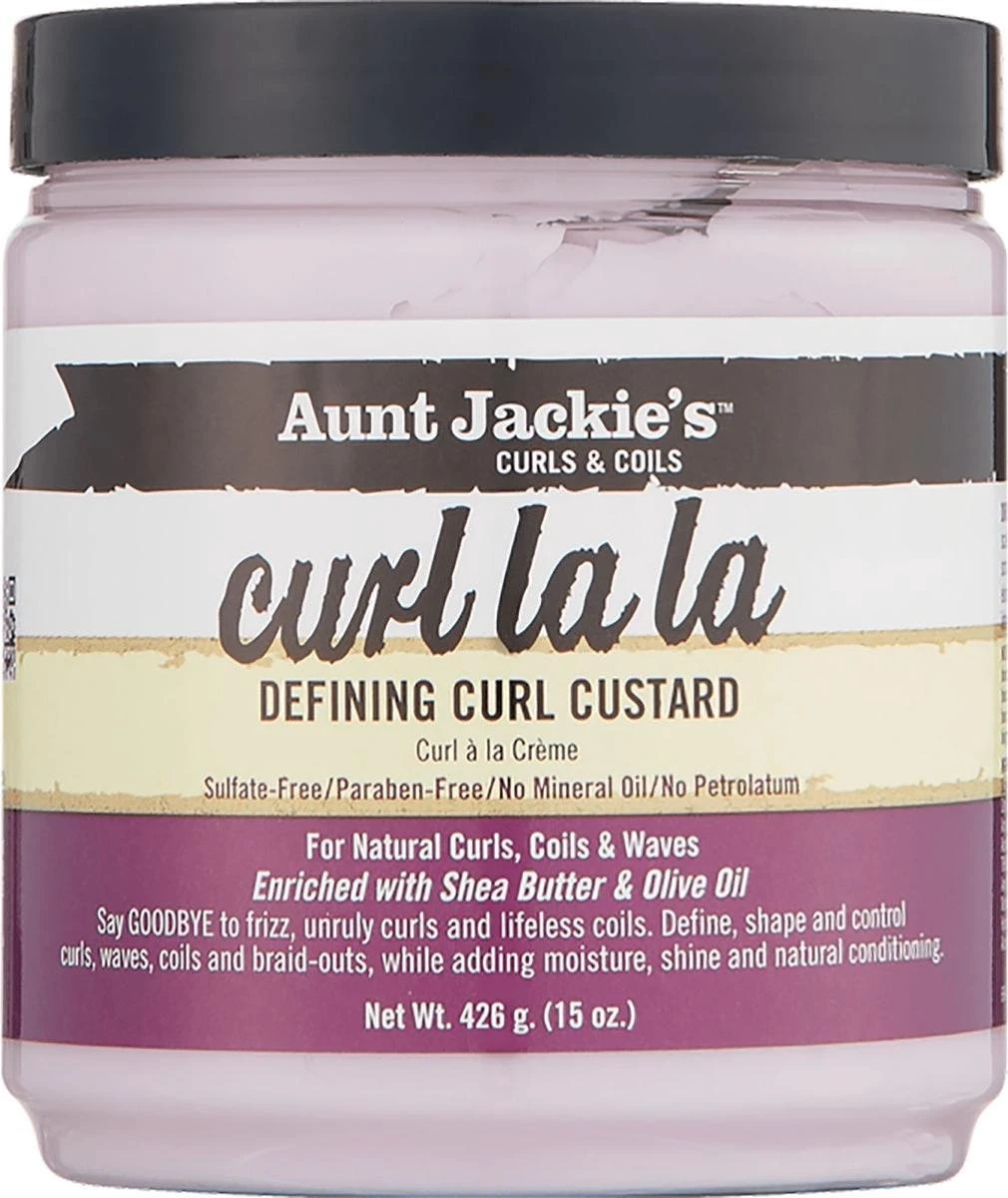 Aunt Jackies Curls & Coils Curl La La Defining Curl Custard 425 Gr 3 Aunt Jackies Curls & Coils Curl La La Defining Curl Custard 425 Gr