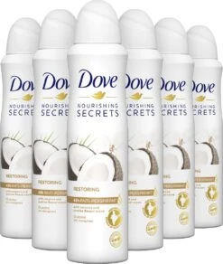 Dove Coco & Jasmine Anti-transpirant Deodorant - 6 X 150 Ml - Voordeelverpakking