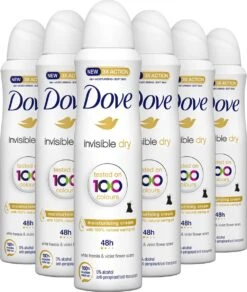 Dove Invisible Dry Anti-transpirant Deodorant - 6 X 150 Ml - Voordeelverpakking