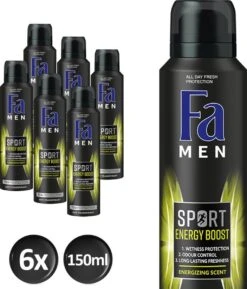 Fa Men Sport Energy Boost Deodorant Spray 6x150ml 19 Fa Men Sport Energy Boost Deodorant Spray 6x150ml -Verzorgingsproducten Verkoop 1026x1200 2