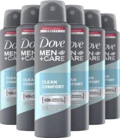Dove Men+Care Deodorantspray Clean Comfort - 6 X 150 Ml - Voordeelverpakking -Verzorgingsproducten Verkoop 1042x1200 2