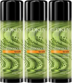 Redken Curvaceous Full Swirl - Styling Crème - 3x 150 Ml