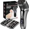 Beeperfect® Elektrische Eeltverwijderaar Met Stofzuigsysteem - Voetvijl - Eeltvijl - IPX7 Waterdicht - Gratis Pedicure Set - Zwart -Verzorgingsproducten Verkoop 1072x1200
