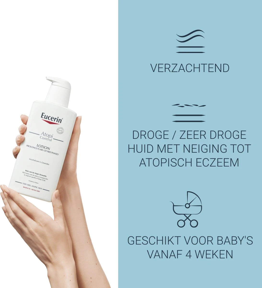 Eucerin AtopiControl Body Care Lotion 12% Omega - Bodylotion - 400 Ml 11 Eucerin AtopiControl Body Care Lotion 12% Omega - Bodylotion - 400 Ml - Afbeelding 9