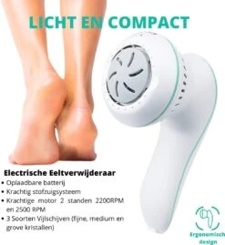 Forgoods Elektrische Eelt Verwijderaar Met Stofzuigsysteem - Eeltverwijderaar - USB Oplaadbaar - Krachtigste Motor Op De Markt - IPX7 Waterbestendig - Voetvijl - Inclusief Adapter - Extra 2 Sets Vijlschijven - Model 2023 -Verzorgingsproducten Verkoop 1100x1200