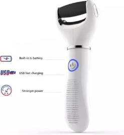 Vastu Eeltverwijderaar - Elektrische Oplaadbare Voetvijl Inclusief Opvangdoekje & Opbergzakje - Callus Remover - Inclusief Extra Opzetvijlen -Verzorgingsproducten Verkoop 1106x1200