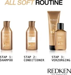 Redken All Soft Heavy Cream Mask – Hydraterend Haarmasker Voor Droog En Broos Haar – 250 Ml -Verzorgingsproducten Verkoop 1131x1200 5