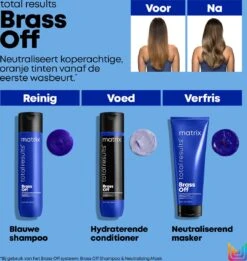 Matrix Total Results Brass Off Shampoo – Neutraliseert Warme Ondertonen In Bruin Haar – 300 Ml 12 Matrix Total Results Brass Off Shampoo – Neutraliseert Warme Ondertonen In Bruin Haar – 300 Ml -Verzorgingsproducten Verkoop 1136x1200 9