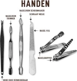 Merkloos 10-Delige Manicureset - Pedicure Set - Nagelverzorging Kit - Nagelvijl - Nagelknipper - Opbergetui - Reisset - Nageltang - Voetverzorging -Verzorgingsproducten Verkoop 1145x1200 2