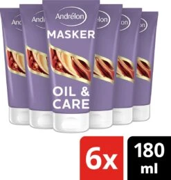 Andrélon Oil & Care Haarmasker – 1 Minuut WOW Masker - 6 X 180 Ml – Voordeelverpakking -Verzorgingsproducten Verkoop 1145x1200 7