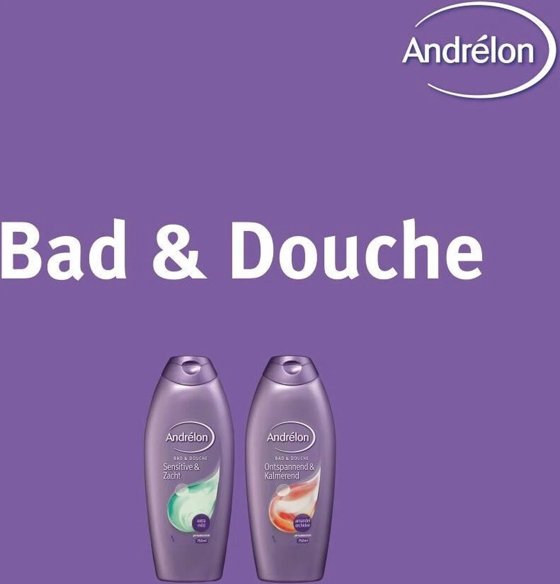 Andrélon Ontspannend & Kalmerend Bad & Douchegel - 6 X 750 Ml - Voordeelverpakking 4 Andrélon Ontspannend & Kalmerend Bad & Douchegel - 6 X 750 Ml - Voordeelverpakking - Afbeelding 2