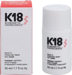 K18 - Hair Leave-in Molecular Repair Mask - 50ml 16 K18 - Hair Leave-in Molecular Repair Mask - 50ml -Verzorgingsproducten Verkoop 1151x1200 9