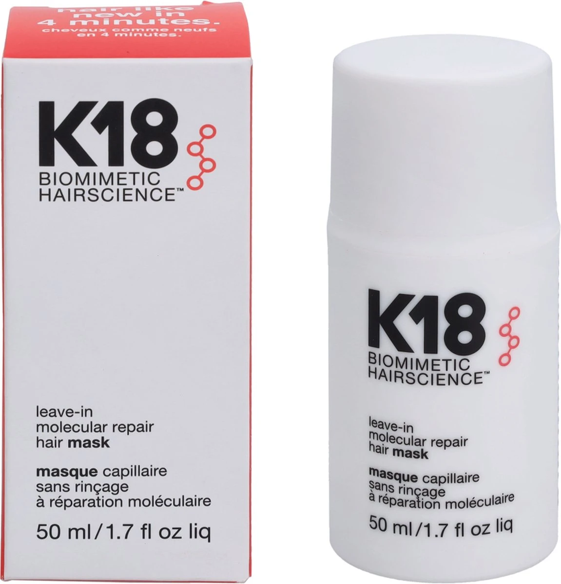 K18 - Hair Leave-in Molecular Repair Mask - 50ml 8 K18 - Hair Leave-in Molecular Repair Mask - 50ml - Afbeelding 6