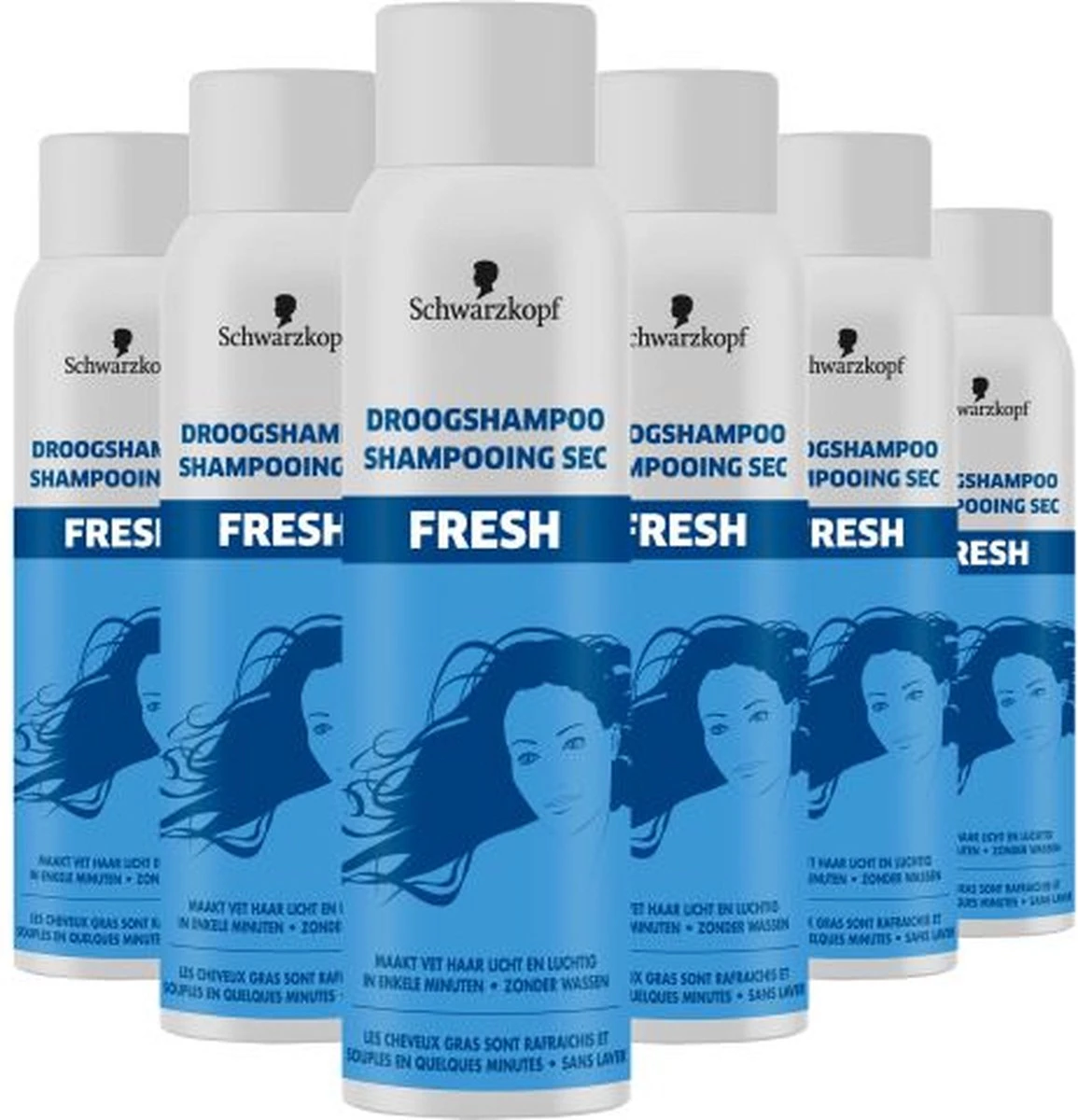 Schwarzkopf Fresh Droogshampoo 6x 150ml 3 Schwarzkopf Fresh Droogshampoo 6x 150ml