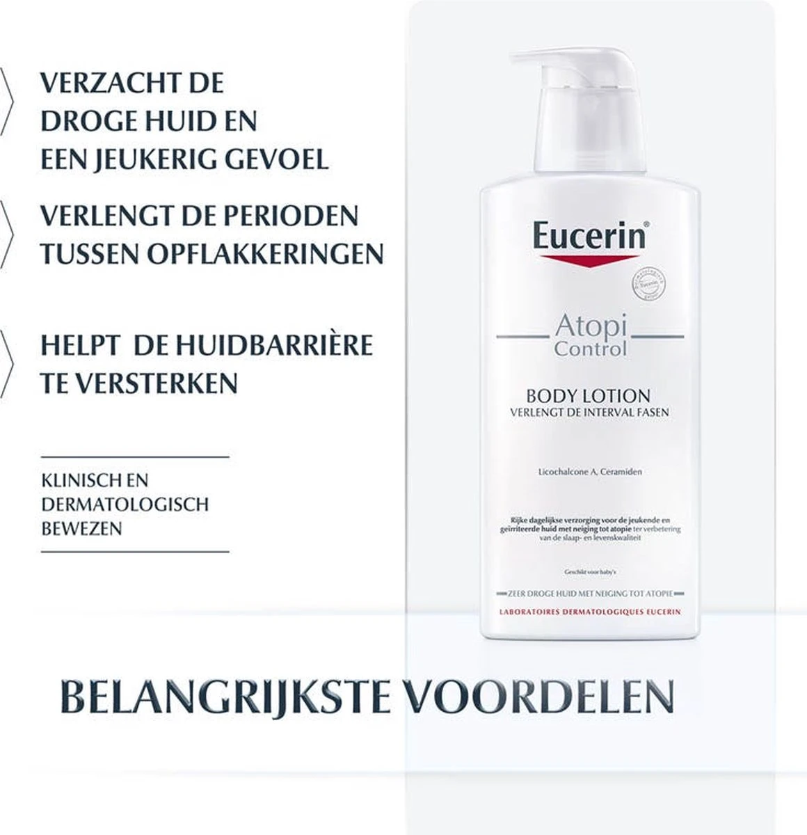 Eucerin AtopiControl Body Care Lotion 12% Omega - Bodylotion - 400 Ml 9 Eucerin AtopiControl Body Care Lotion 12% Omega - Bodylotion - 400 Ml - Afbeelding 7