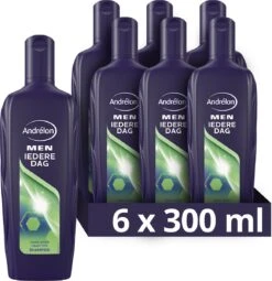 Andrélon Classic For Men Iedere Dag Shampoo - 6 X 300 Ml - Voordeelverpakking