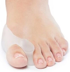 Merkloos Hallux Valgus Siliconen Teencorrector/Spreider En Beschermer Grote Teen – Siliconen Teenspreiders (Per Paar) - Beigeig -Verzorgingsproducten Verkoop 1165x1200