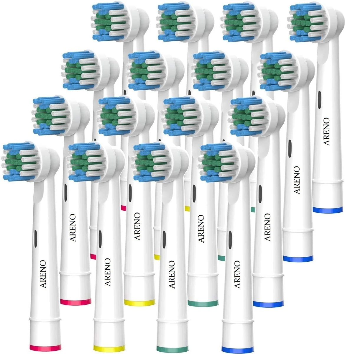 ARENO® 24 Universele Opzetborstels - Geschikt Voor Oral-B En Braun 3 ARENO® 24 Universele Opzetborstels - Geschikt Voor Oral-B En Braun