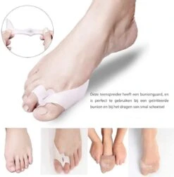 {Feetz} Hallux Valgus Bunion Protector & Corrector - SET VAN 8 STUKS – Voetverzorging & Teenspreider Teenspalk – Voorvoetzolen Siliconen Set Ter Correctie Van Tenenstand. Inclusief Teenband & Massagebal Voor Spierversterkende Oefeningen -Verzorgingsproducten Verkoop 1178x1200 1
