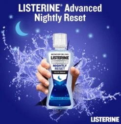 LISTERINE Nightly Reset Milde Smaak, Mondspoeling Met RAPID-FUSHION -technologie Voor Gebruik Tijdens De Nacht, Hermineraliseert Het Tandglazuur, 3 X 400 Ml -Verzorgingsproducten Verkoop 1178x1200 3
