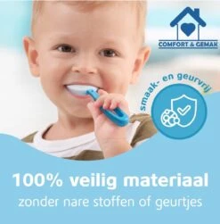 Tandenborstel Voor Kinderen - Eenvoudig, Hygiënisch En De Oplossing Voor Tandenpoetsen Bij Kinderen - BPA Vrij - BLAUW - 2 Tot 6 Jaar -Verzorgingsproducten Verkoop 1182x1200 11