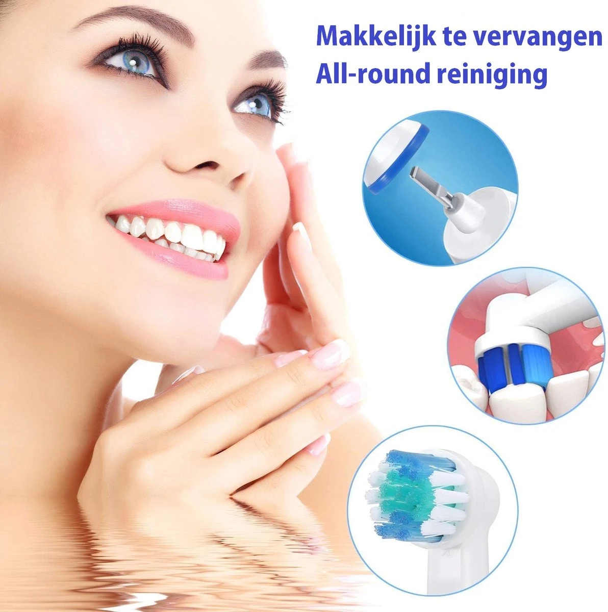 ARENO® 24 Universele Opzetborstels - Geschikt Voor Oral-B En Braun 5 ARENO® 24 Universele Opzetborstels - Geschikt Voor Oral-B En Braun - Afbeelding 3