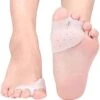 Merkloos Siliconen Teenspreider Voor 3 Tenen - Bunion Beschermer - Voorvoetkussen - Hallux Valgus Tegen Pijn - Voor In Schoenen - Set Van 2 - Wit -Verzorgingsproducten Verkoop 1193x1200 2