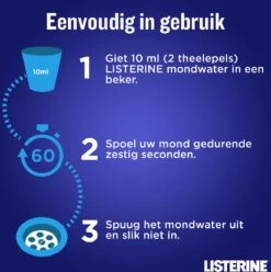 LISTERINE Nightly Reset Milde Smaak, Mondspoeling Met RAPID-FUSHION -technologie Voor Gebruik Tijdens De Nacht, Hermineraliseert Het Tandglazuur, 3 X 400 Ml -Verzorgingsproducten Verkoop 1194x1200 7