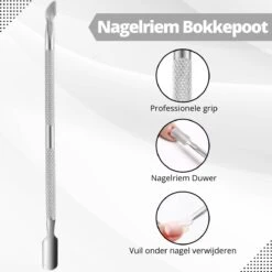 3 Delige Nagelriem Knipper Set - Cuticle Pusher Duwer Verwijderaar Trimmer Mesje - Bokkenpootje Nagels -Verzorgingsproducten Verkoop 1198x1200