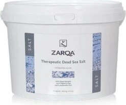 Zarqa Dode Zeezout Emmer Therapeutisch - Badzout - 5 Kg -Verzorgingsproducten Verkoop 1200x1002 2