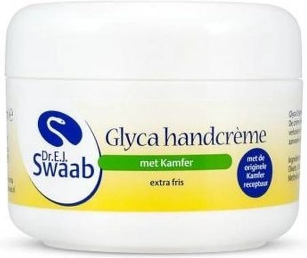 Dr. Swaab Glyca Kamfer - 100 Ml - Handcrème 6 Dr. Swaab Glyca Kamfer - 100 Ml - Handcrème - Afbeelding 4