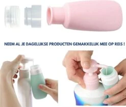 Pazzo Goods - Reisflesjes - Gratis Toilettasje - Reisflesjes Handbagage - Reisflacons - Reisflesjes 100 Ml - Siliconen - 4 Stuks - Duurzaam - Navulbaar -Verzorgingsproducten Verkoop 1200x1019 2