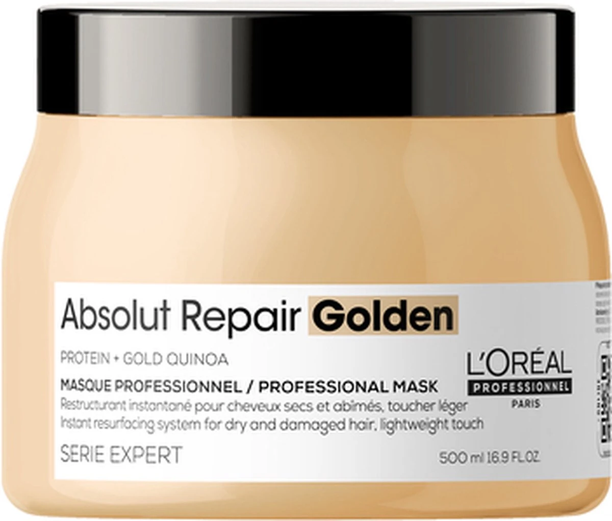 L'Oréal Professionnel Serie Expert Absolut Repair Gold Haarmasker 500 Ml - Haarmasker Beschadigd Haar 5 L'Oréal Professionnel Serie Expert Absolut Repair Gold Haarmasker 500 Ml - Haarmasker Beschadigd Haar - Afbeelding 3