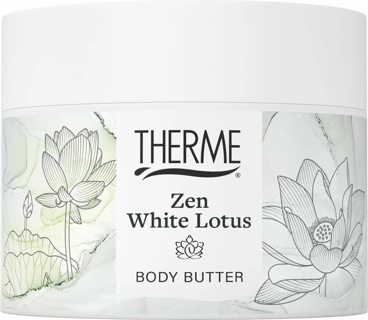 Therme Body Butter Zen White Lotus 225 Gr 4 Therme Body Butter Zen White Lotus 225 Gr - Afbeelding 2