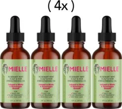 MIELLE Organic Rosemary Mint Scalp & Hair Strengthening Oil 2oz/59ml - Haarolie - Curly Girl CG - Voordeelverpakkingen - Hoofdhuid -Verzorgingsproducten Verkoop 1200x1071 1