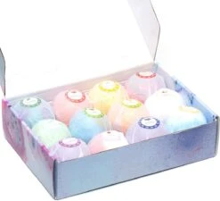 Bruisballen - Bruisballen Voor Bad - Kind - 12 Stuks - XXL Formaat - 12 Verschillende Geuren - 100 Gram -Verzorgingsproducten Verkoop 1200x1094