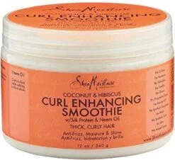 Shea Moisture Coconut & Hibiscus - Curl Enhancing Smoothie Haarcrème - 340 G