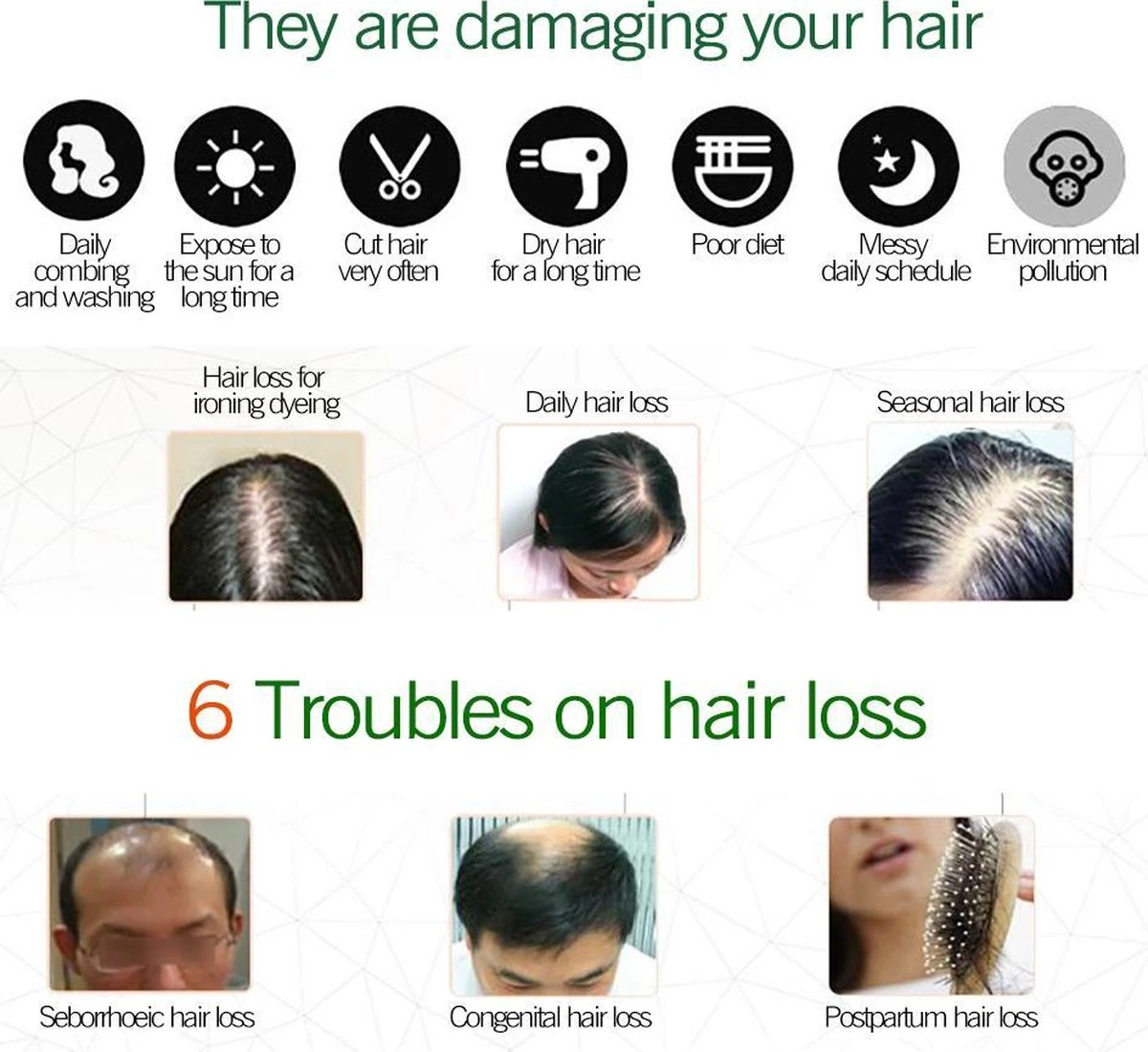 Haarserum 7days | Haarkuur 7daags | Haaruitval Bestrijden | Gember Extracten Voor Stimuleren Haargroei | Haar Olie | Bewezen Formule 6 Haarserum 7days | Haarkuur 7daags | Haaruitval Bestrijden | Gember Extracten Voor Stimuleren Haargroei | Haar Olie | Bewezen Formule - Afbeelding 4