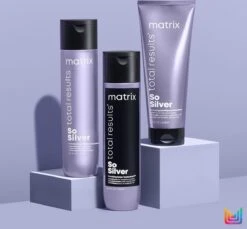 Matrix Total Results So Silver Shampoo – Reinigt En Neutraliseert Blond, Grijs En Wit Haar – 300 Ml -Verzorgingsproducten Verkoop 1200x1112 4