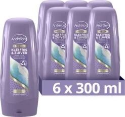 Andrélon Klei Fris & Zuiver Conditioner - 6 X 300 Ml - Voordeelverpakking