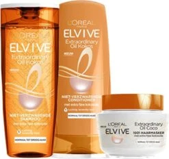 L'Oréal Paris Elvive Extraordinary Oil Haarmasker - 300 Ml - Fijne Kokosolie 14 L'Oréal Paris Elvive Extraordinary Oil Haarmasker - 300 Ml - Fijne Kokosolie -Verzorgingsproducten Verkoop 1200x1126 2