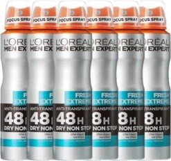 L’Oréal Paris Men Expert Fresh Extreme 48H Deodorant Spray - 6 X 150 Ml - Voordeelverpakking -Verzorgingsproducten Verkoop 1200x1126