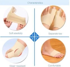Hallux Valgus - Teenspreider - Teencorrector - Hallux Valgus Grote Teencorrector - Sok 2 Stuks -Verzorgingsproducten Verkoop 1200x1142