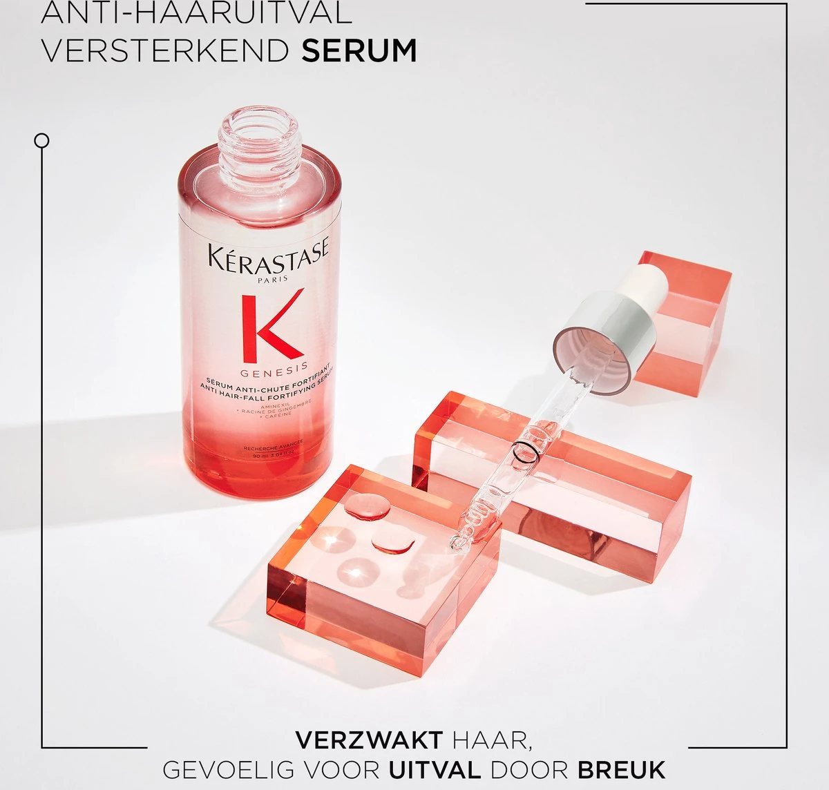 Kérastase Genesis Sérum Anti-Chute Fortifiant - Anti-haaruitval Serum Voor Verzwakt Haar, Gevoelig Voor Haaruitval - 90ml 4 Kérastase Genesis Sérum Anti-Chute Fortifiant - Anti-haaruitval Serum Voor Verzwakt Haar, Gevoelig Voor Haaruitval - 90ml - Afbeelding 2