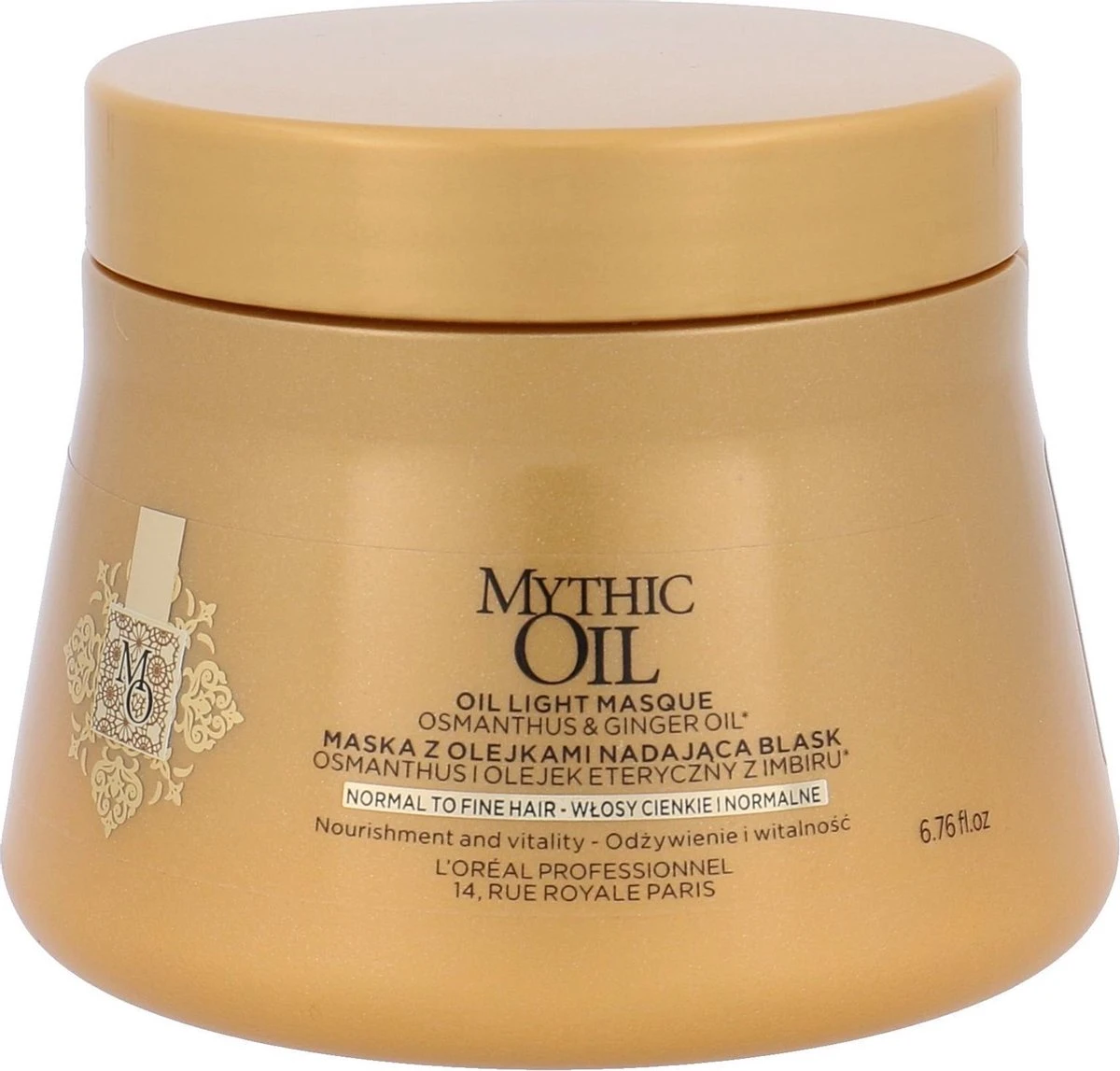 L'Oréal Professionnel Mythic Oil CH Fins Masker 200 Ml - Haarmasker Droog Haar 4 L'Oréal Professionnel Mythic Oil CH Fins Masker 200 Ml - Haarmasker Droog Haar - Afbeelding 2