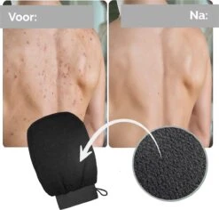 Sensu Scrub Handschoen - 3 Stuks - Zwart - Washand Exfoliating Glove - Kessa Hammam Washandje -Verzorgingsproducten Verkoop 1200x1147 5