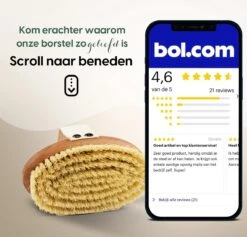 100% Vegan Lichaamsborstel - 0% Plastic - Dry Brushing Badborstel/Droogborstel/Doucheborstel/Huidborstel - Beukenhout -Verzorgingsproducten Verkoop 1200x1152 2