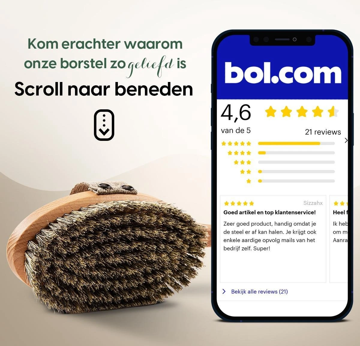 100% Natuurlijke Lichaamsborstel Met Lange Afneembare Steel - Rugborstel Badborstel Doucheborstel - Dry Brushing Huidborstel - Droogborstel - Douche 11 100% Natuurlijke Lichaamsborstel Met Lange Afneembare Steel - Rugborstel Badborstel Doucheborstel - Dry Brushing Huidborstel - Droogborstel - Douche - Afbeelding 9