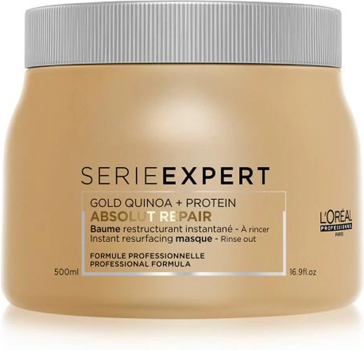L'Oréal Professionnel Serie Expert Absolut Repair Gold Haarmasker 500 Ml - Haarmasker Beschadigd Haar 6 L'Oréal Professionnel Serie Expert Absolut Repair Gold Haarmasker 500 Ml - Haarmasker Beschadigd Haar - Afbeelding 4